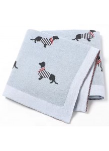 Dachshund Cotton Baby Blanket